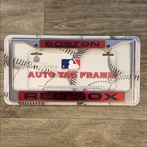 MLB Red Sox License Plate Frame